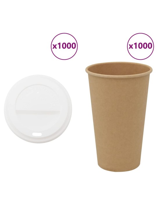 KAANEGA PABERIST KOHVITASSID 1000 TK 16 UNTSI 400 ML
