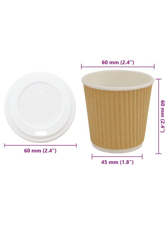 KAANEGA PABERIST KOHVITASSID 1000 TK 4 UNTSI 100 ML