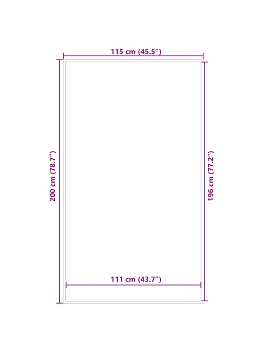 UKSEMATT, HALL, 115 X 200 CM