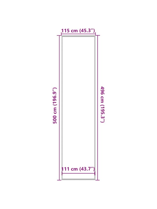 UKSEMATT, HALL, 115 X 500 CM