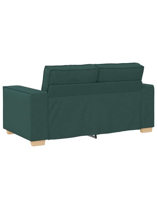 Diivanikomplekt 3 tk tume rohelise 220 x 78 x 84 cm kangas