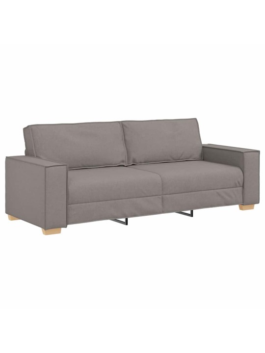 Diivanikomplekt 3 tk pruunikashall 220 x 78 x 84 cm kangas