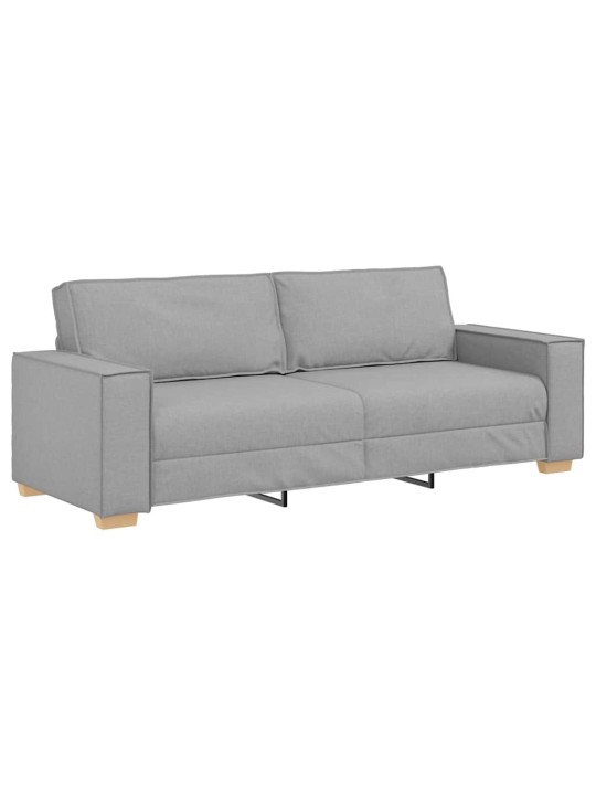 Diivanikomplekt padjaga 3 tk hall 220 x 78 x 84 cm kangas