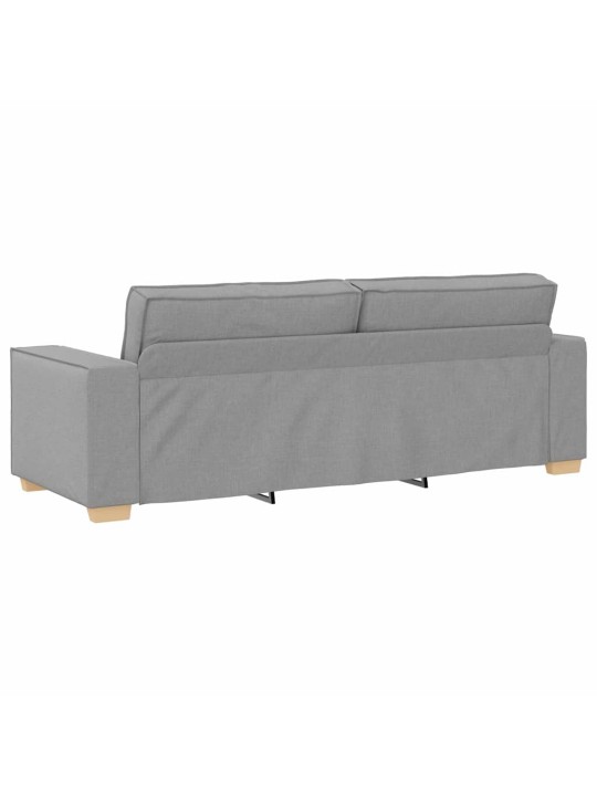 Diivanikomplekt padjaga 3 tk hall 220 x 78 x 84 cm kangas
