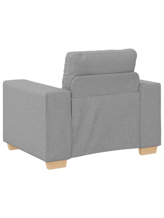 Diivanikomplekt padjaga padjaga 3 tk hall kangas