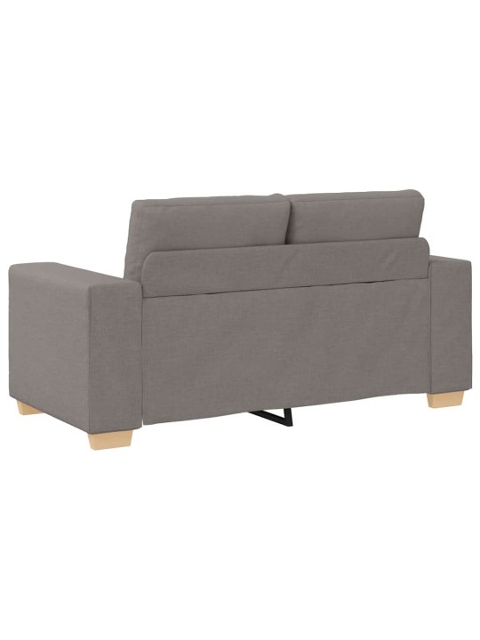 Diivanikomplekt 2 tk pruunikashall 221 x 78 x 80 cm kangas