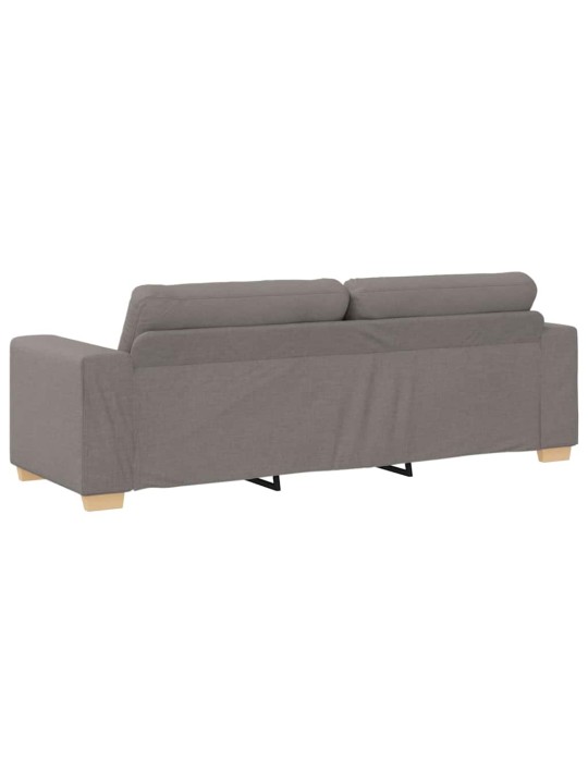 Diivanikomplekt 2 tk pruunikashall 221 x 78 x 80 cm kangas