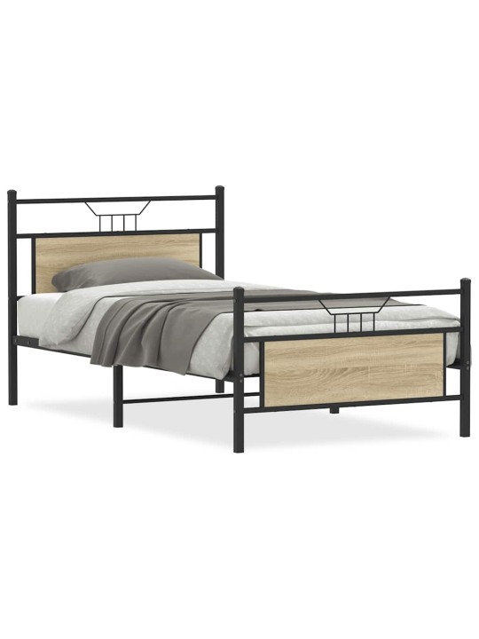 VOODIRAAM ILMA MADRATSITA, SONOMA TAMM, 107X203 CM, TEHISPUIT