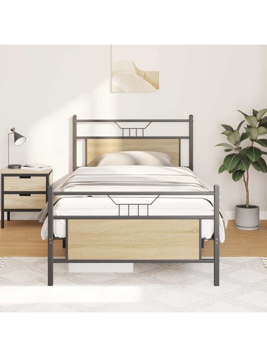 VOODIRAAM ILMA MADRATSITA, SONOMA TAMM, 107X203 CM, TEHISPUIT