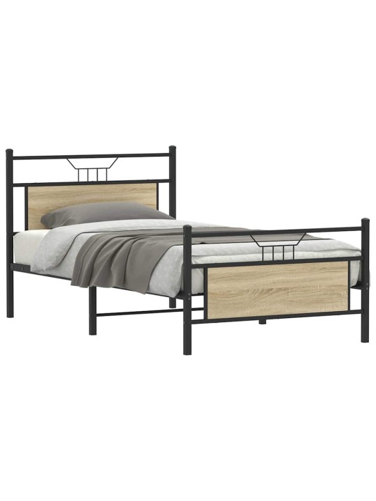VOODIRAAM ILMA MADRATSITA, SONOMA TAMM, 107X203 CM, TEHISPUIT