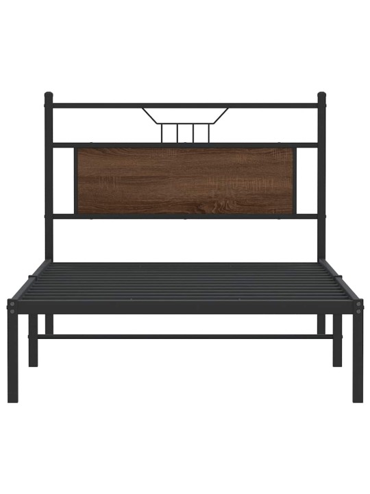 PEATSIGA VOODIRAAM, ILMA MADRATSITA, PRUUN TAMM 100X200CM
