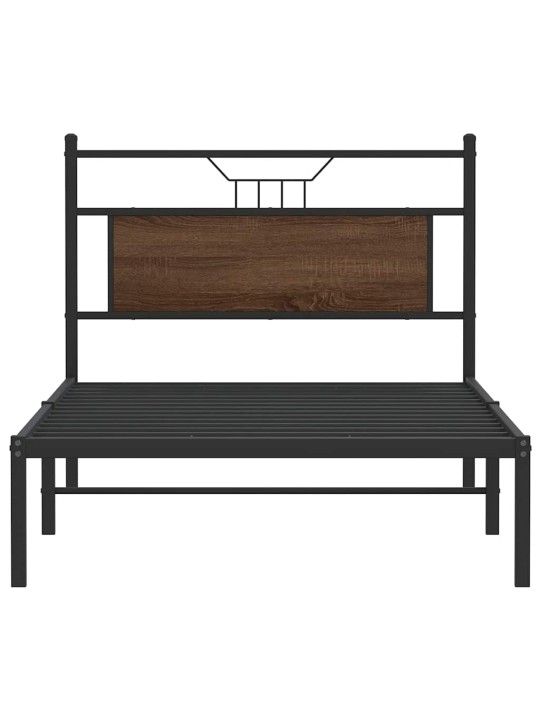 VOODIRAAM ILMA MADRATSITA, PRUUN TAMM, 107X203 CM, TEHISPUIT