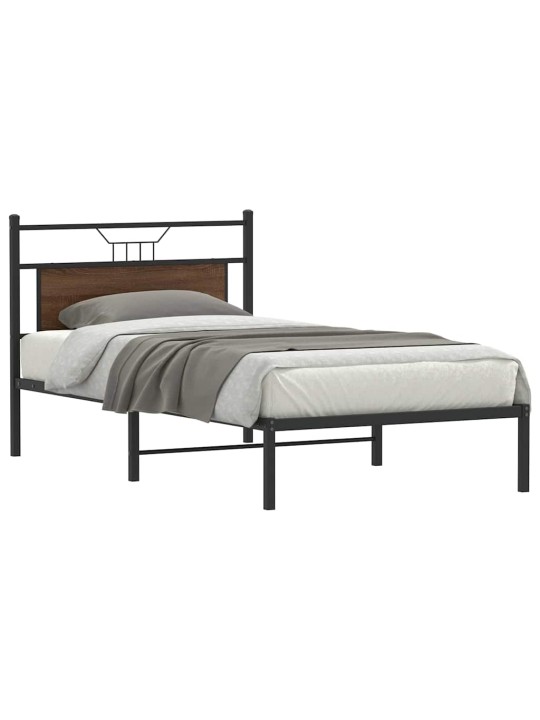 VOODIRAAM ILMA MADRATSITA, PRUUN TAMM, 107X203 CM, TEHISPUIT