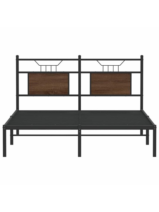 VOODIRAAM ILMA MADRATSITA PRUUN TAMM 140X190 CM TEHISPUIT