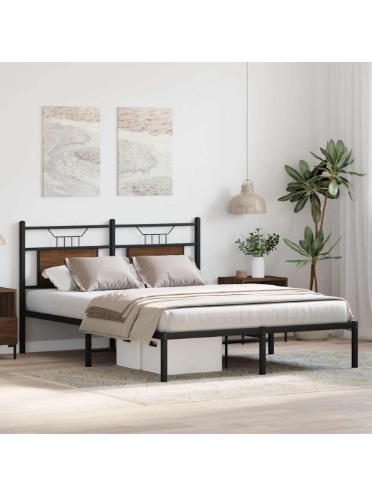 VOODIRAAM ILMA MADRATSITA PRUUN TAMM 140X200 CM TEHISPUIT