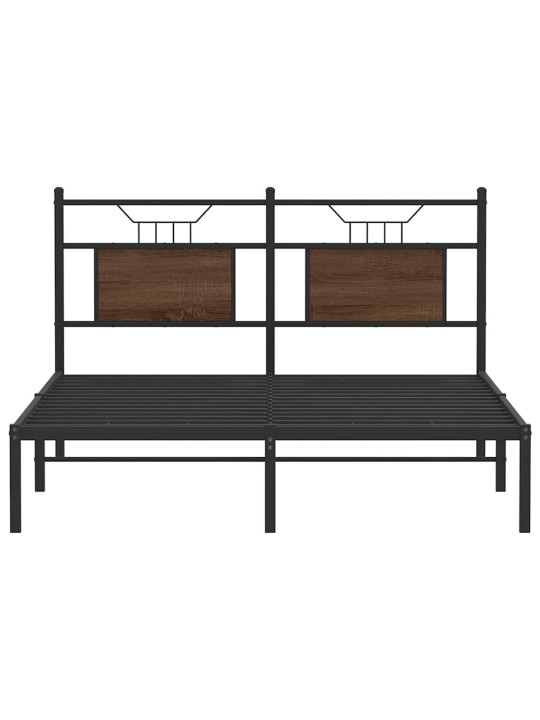 VOODIRAAM ILMA MADRATSITA PRUUN TAMM 140X200 CM TEHISPUIT
