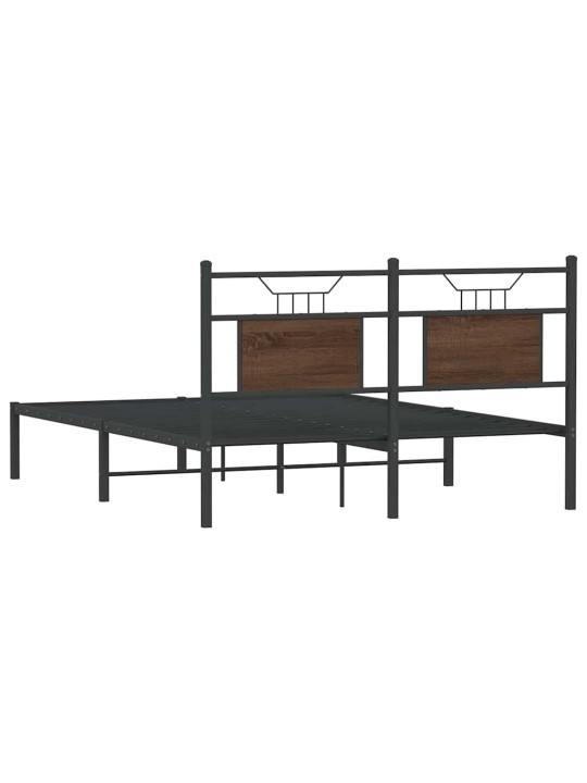 VOODIRAAM ILMA MADRATSITA PRUUN TAMM 140X200 CM TEHISPUIT