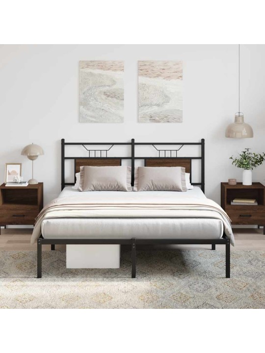 VOODIRAAM ILMA MADRATSITA PRUUN TAMM 150X200 CM TEHISPUIT