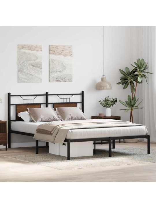 VOODIRAAM ILMA MADRATSITA PRUUN TAMM 150X200 CM TEHISPUIT