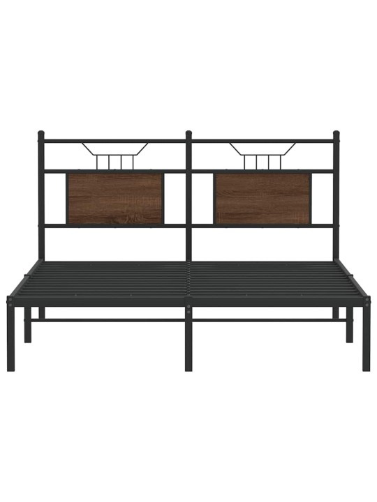 VOODIRAAM ILMA MADRATSITA PRUUN TAMM 150X200 CM TEHISPUIT