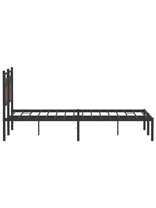 VOODIRAAM ILMA MADRATSITA PRUUN TAMM 150X200 CM TEHISPUIT