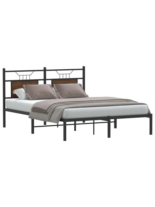 VOODIRAAM ILMA MADRATSITA PRUUN TAMM 150X200 CM TEHISPUIT
