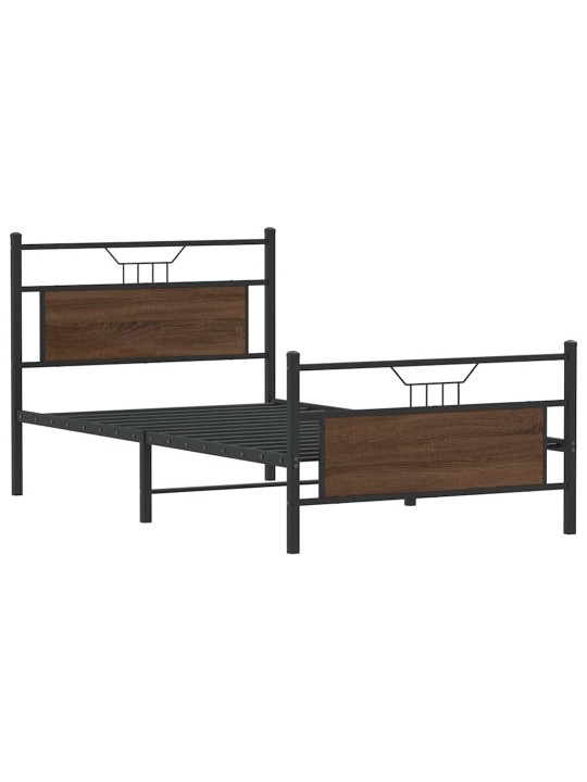 VOODIRAAM ILMA MADRATSITA, PRUUN TAMM, 107X203 CM, TEHISPUIT