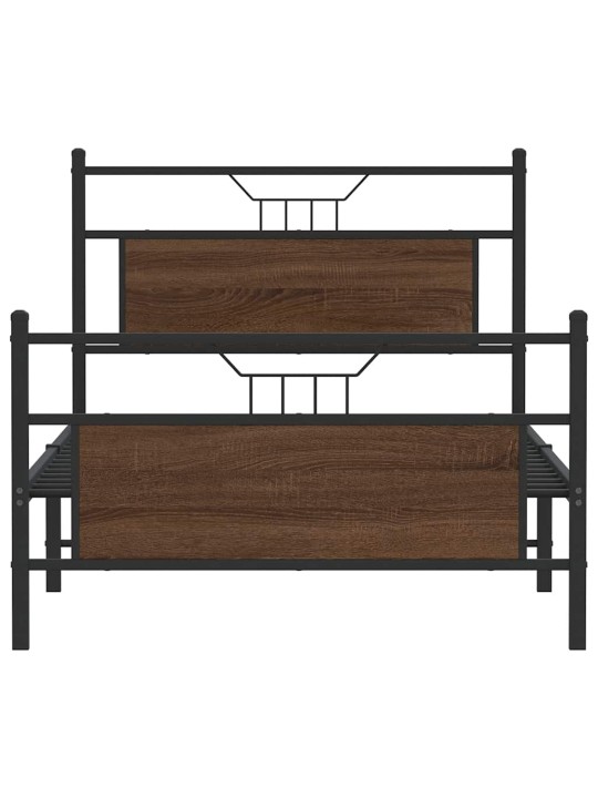 VOODIRAAM ILMA MADRATSITA, PRUUN TAMM, 107X203 CM, TEHISPUIT