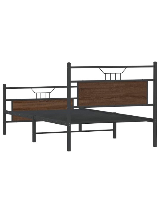 VOODIRAAM ILMA MADRATSITA, PRUUN TAMM, 107X203 CM, TEHISPUIT