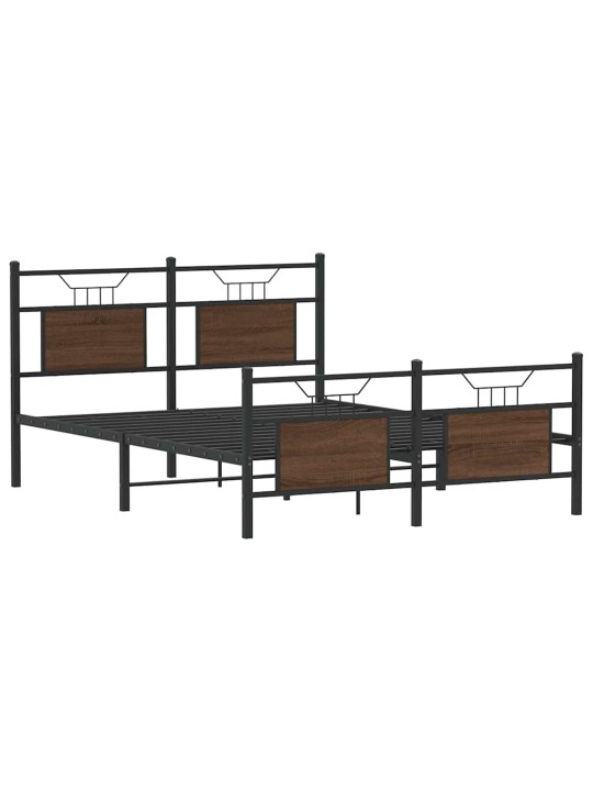 VOODIRAAM ILMA MADRATSITA PRUUN TAMM 137X190 CM TEHISPUIT