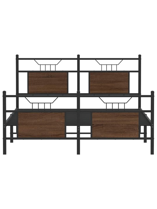VOODIRAAM ILMA MADRATSITA PRUUN TAMM 140X190 CM TEHISPUIT
