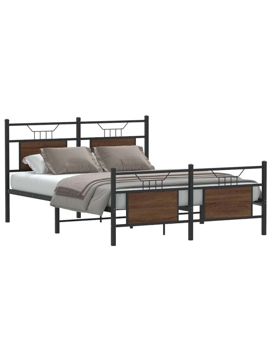 VOODIRAAM ILMA MADRATSITA PRUUN TAMM 140X200 CM TEHISPUIT