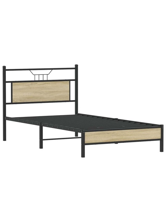 VOODIRAAM ILMA MADRATSITA, SONOMA TAMM, 107X203 CM, TEHISPUIT