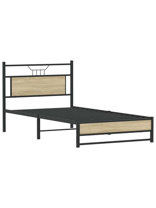 VOODIRAAM ILMA MADRATSITA, SONOMA TAMM, 107X203 CM, TEHISPUIT