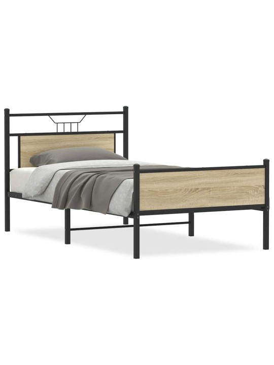 VOODIRAAM ILMA MADRATSITA, SONOMA TAMM, 107X203 CM, TEHISPUIT