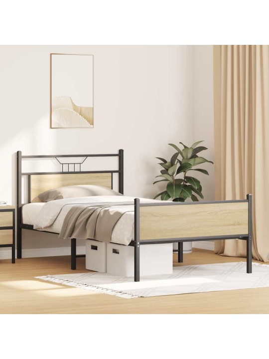 VOODIRAAM ILMA MADRATSITA, SONOMA TAMM, 107X203 CM, TEHISPUIT