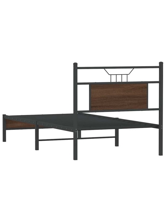 PEATSIGA VOODIRAAM, ILMA MADRATSITA, PRUUN TAMM 75X190 CM