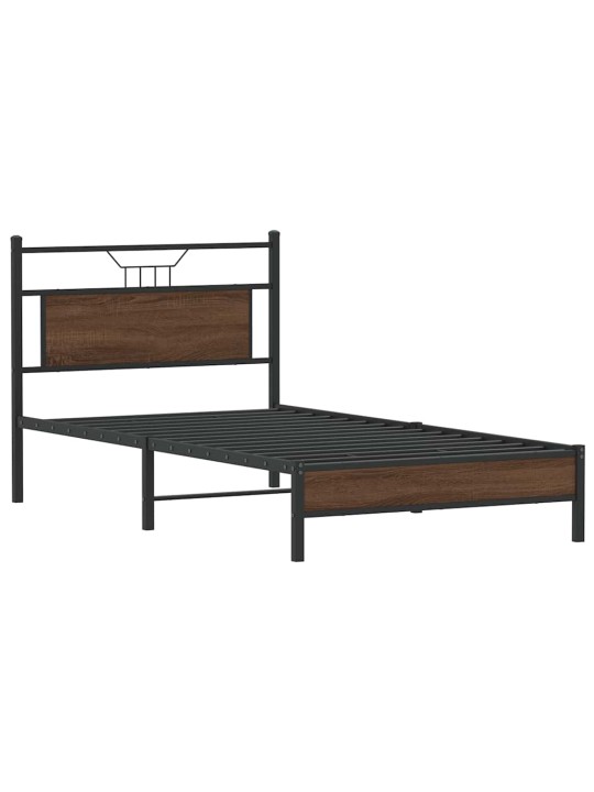VOODIRAAM ILMA MADRATSITA, PRUUN TAMM, 107X203 CM, TEHISPUIT