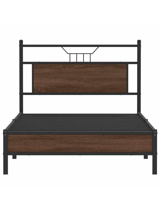 VOODIRAAM ILMA MADRATSITA, PRUUN TAMM, 107X203 CM, TEHISPUIT