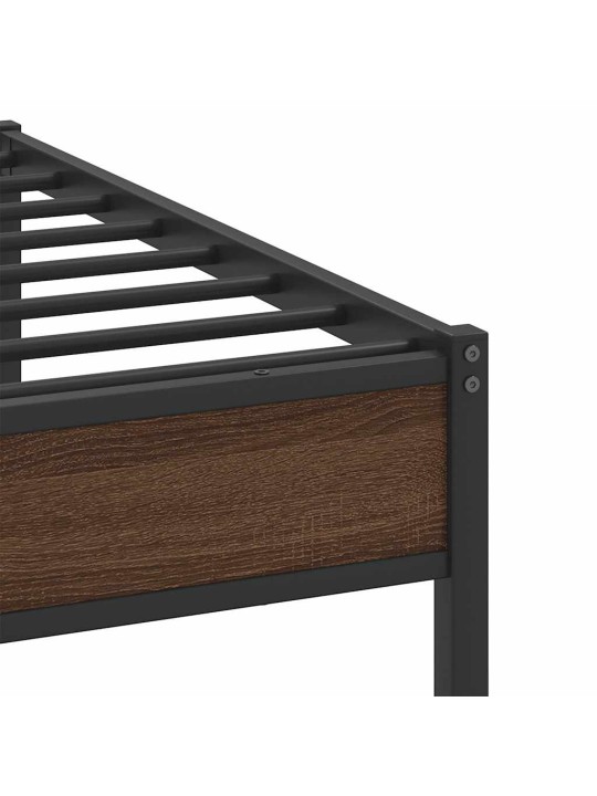 VOODIRAAM ILMA MADRATSITA, PRUUN TAMM, 107X203 CM, TEHISPUIT