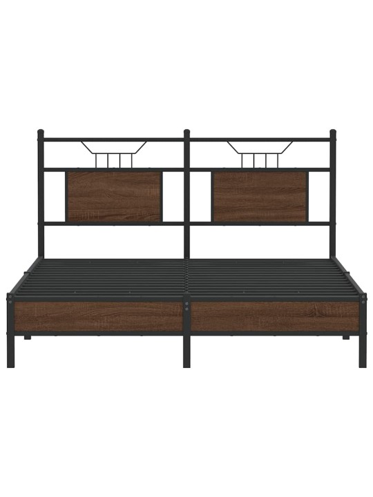 VOODIRAAM ILMA MADRATSITA PRUUN TAMM 137X190 CM TEHISPUIT