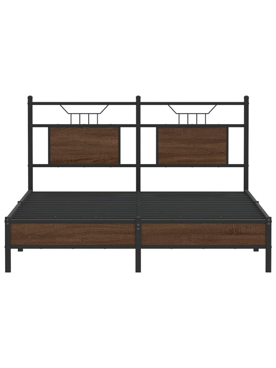 VOODIRAAM ILMA MADRATSITA PRUUN TAMM 140X190 CM TEHISPUIT