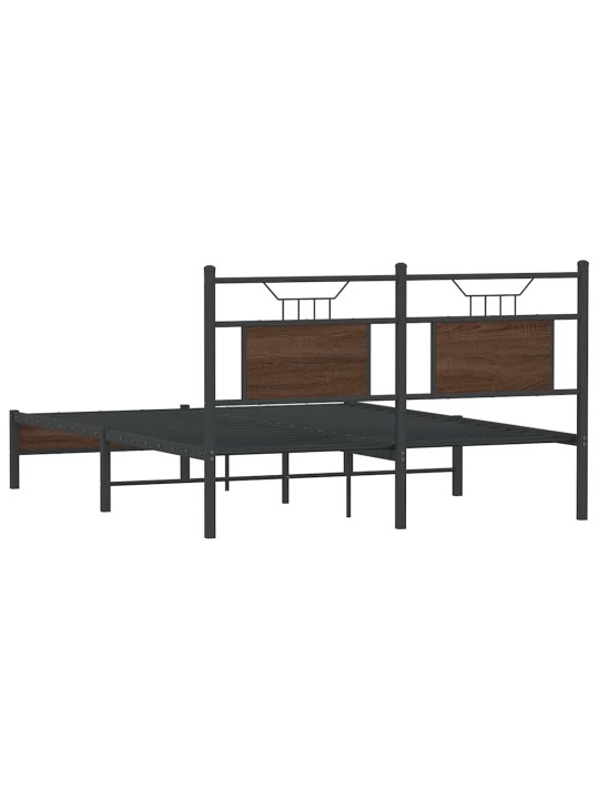 VOODIRAAM ILMA MADRATSITA PRUUN TAMM 140X200 CM TEHISPUIT
