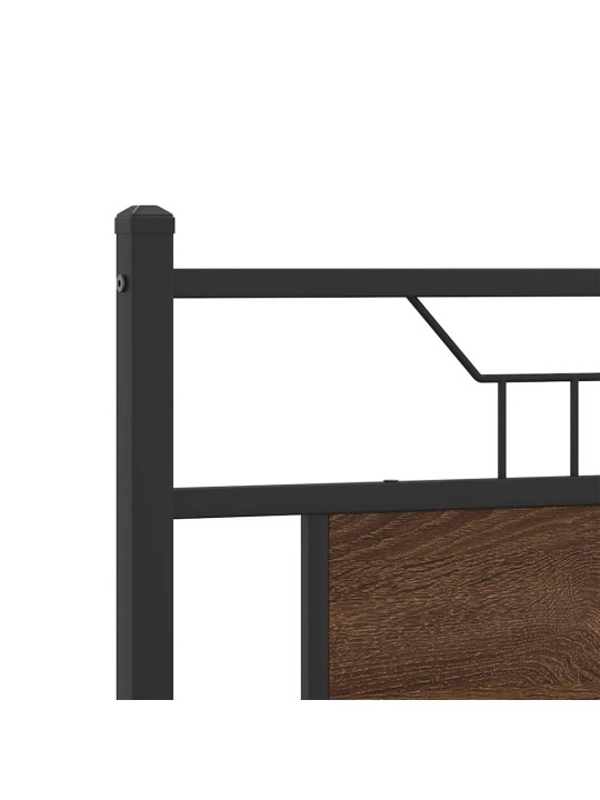 VOODIRAAM ILMA MADRATSITA PRUUN TAMM 140X200 CM TEHISPUIT
