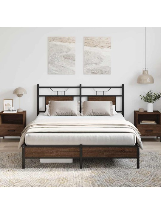 VOODIRAAM ILMA MADRATSITA PRUUN TAMM 150X200 CM TEHISPUIT
