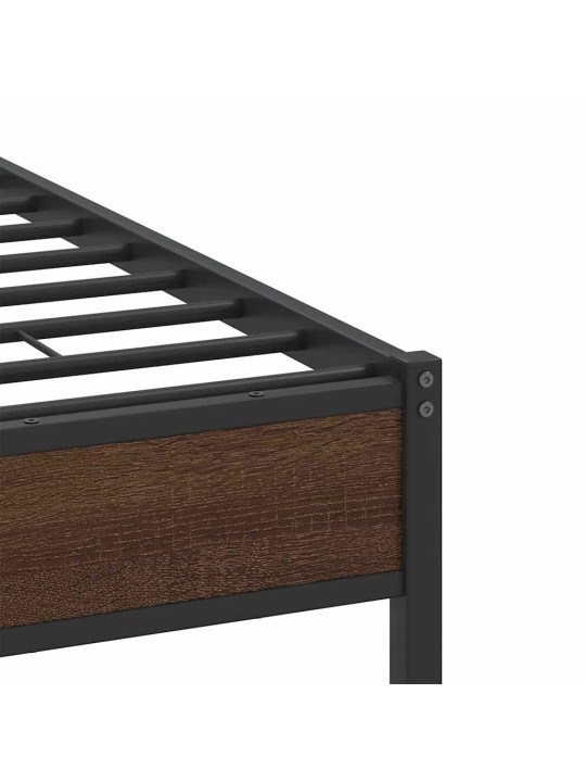 VOODIRAAM ILMA MADRATSITA PRUUN TAMM 150X200 CM TEHISPUIT