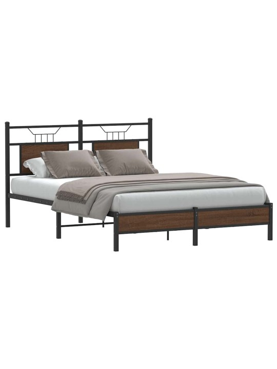 VOODIRAAM ILMA MADRATSITA PRUUN TAMM 150X200 CM TEHISPUIT