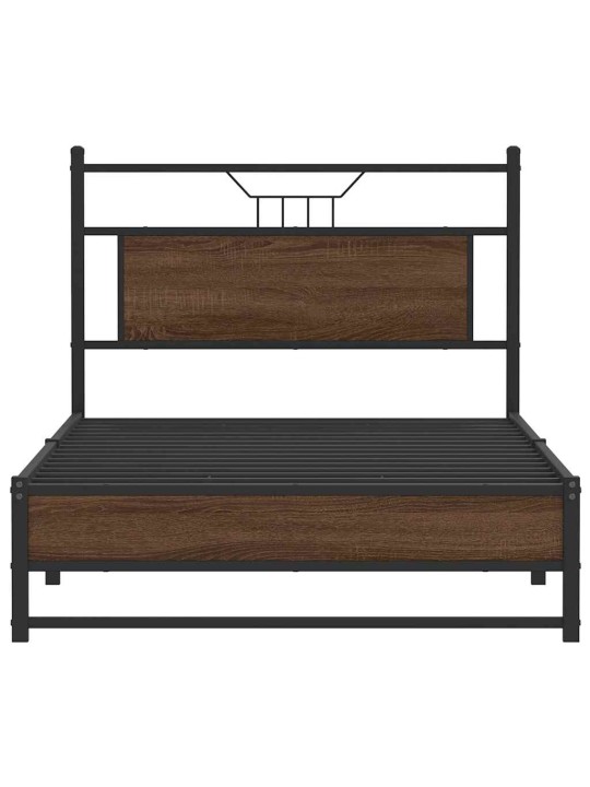 VOODIRAAM ILMA MADRATSITA, PRUUN TAMM, 107X203 CM, TEHISPUIT