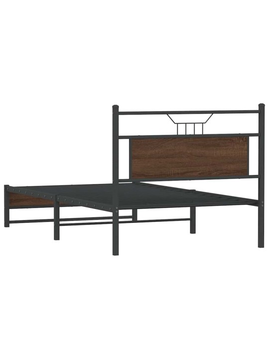 VOODIRAAM ILMA MADRATSITA, PRUUN TAMM, 107X203 CM, TEHISPUIT