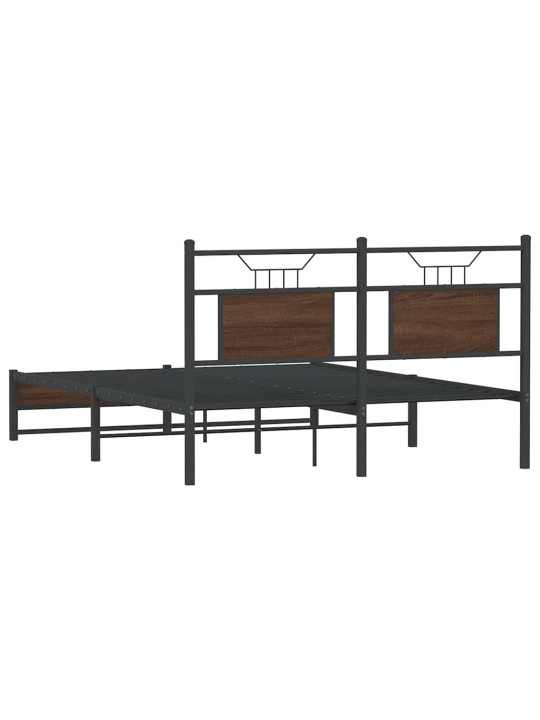 VOODIRAAM ILMA MADRATSITA PRUUN TAMM 140X200 CM TEHISPUIT